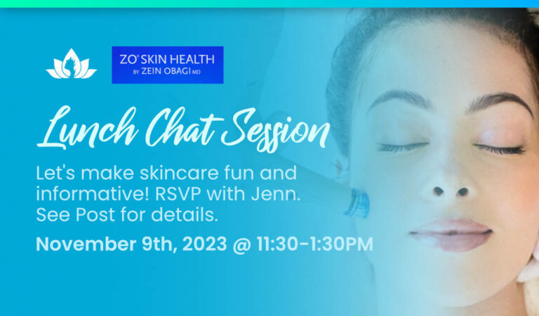 Lunchtime chat skincare event featured image